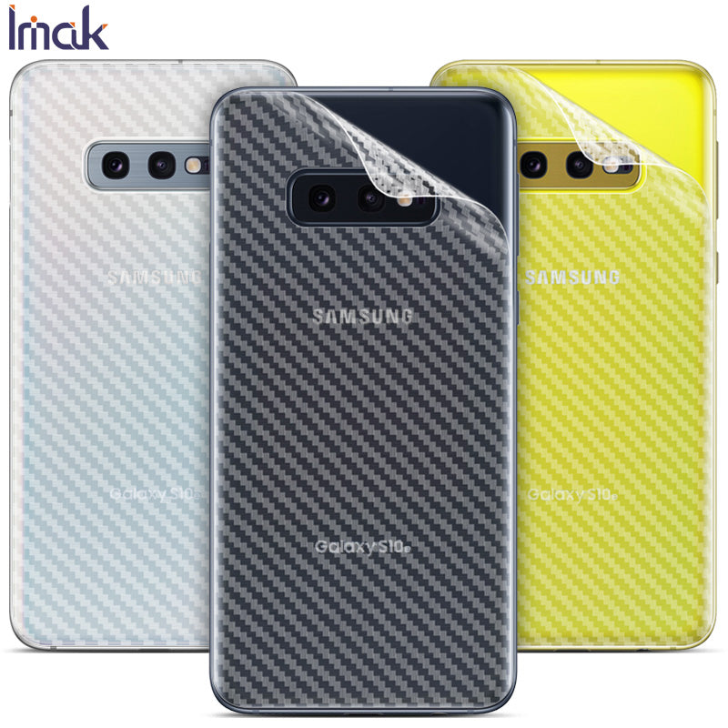 IMAK pro Samsung Galaxy S10e s uhlíkovým vzorem na zadní kryt telefonu proti poškrábání IMAK pro Samsung Galaxy S10e s uhlíkovým vzorem na zadní kryt telefonu proti poškrábání